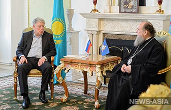 Митрополит Александр встретился с послом России в Казахстане