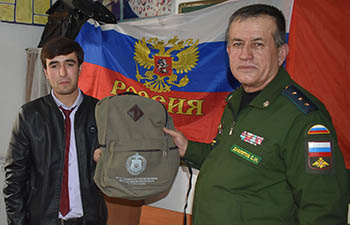 Российские военные провели урок мужества в Таджикистане