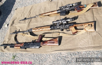 В Киргизии милиция просит граждан сдавать огнестрельное оружие за вознаграждение