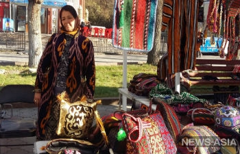Ремесленники Центральной Азии представили свои изделия на выставке в Бишкеке