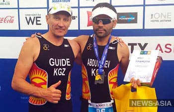 Паратриатлет из Кыргызстана занял третье место на Кубке Азии