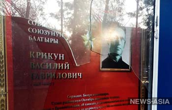 В Бишкеке неизвестные разбили стенды с портретами героев Великой Отечественной