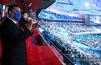 Президент Садыр Жапаров посетил церемонию открытия Зимних Олимпийских игр