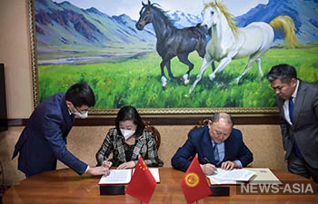 В Бишкеке официально завершена первая фаза строительства дорог за счёт гранта КНР