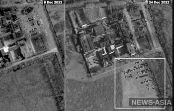 Спутниковые снимки показывают толпы людей в китайских крематориях во время вспышки Covid