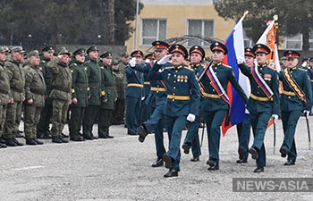 Военнослужащие 201-й российской военной базы отпраздновали День защитника Отечества