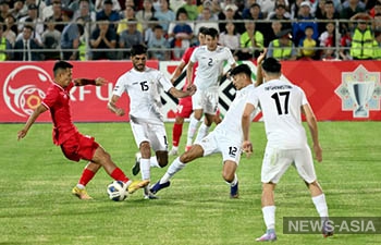 Сборная Кыргызстана по футболу одержала победу над сборной Афганистана