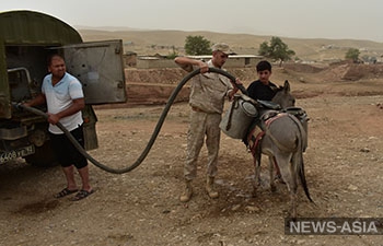 Российские военные обеспечили водой еще одно село в Таджикистане