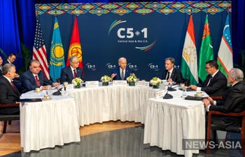 Лидеры стран Центральной Азии прилетели к президенту США Джо Байдену