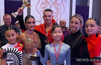 Спортсмены Кыргызстана стали победителями по спортивным бальным танцам в Турции