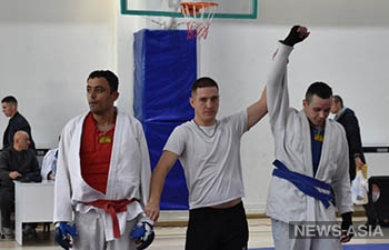 В Таджикистане прошли соревнования по армейскому рукопашному бою