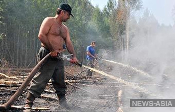 Лесные пожары в Центральной России почти ликвидированы