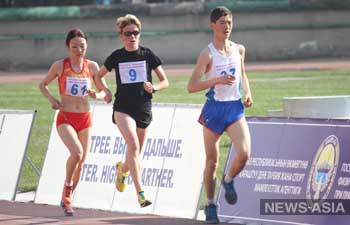 В столице Киргизии прошли соревнования по бегу с участием российских и узбекских спортсменов