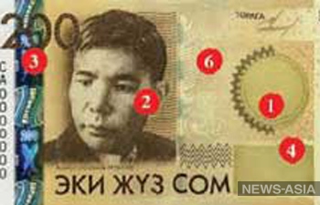 Киргизия ввела в оборот новые денежные купюры